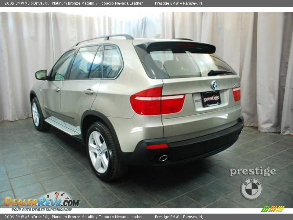 2009 BMW X5 xDrive30i Platinum Bronze Metallic / Tobacco Nevada Leather Photo #3