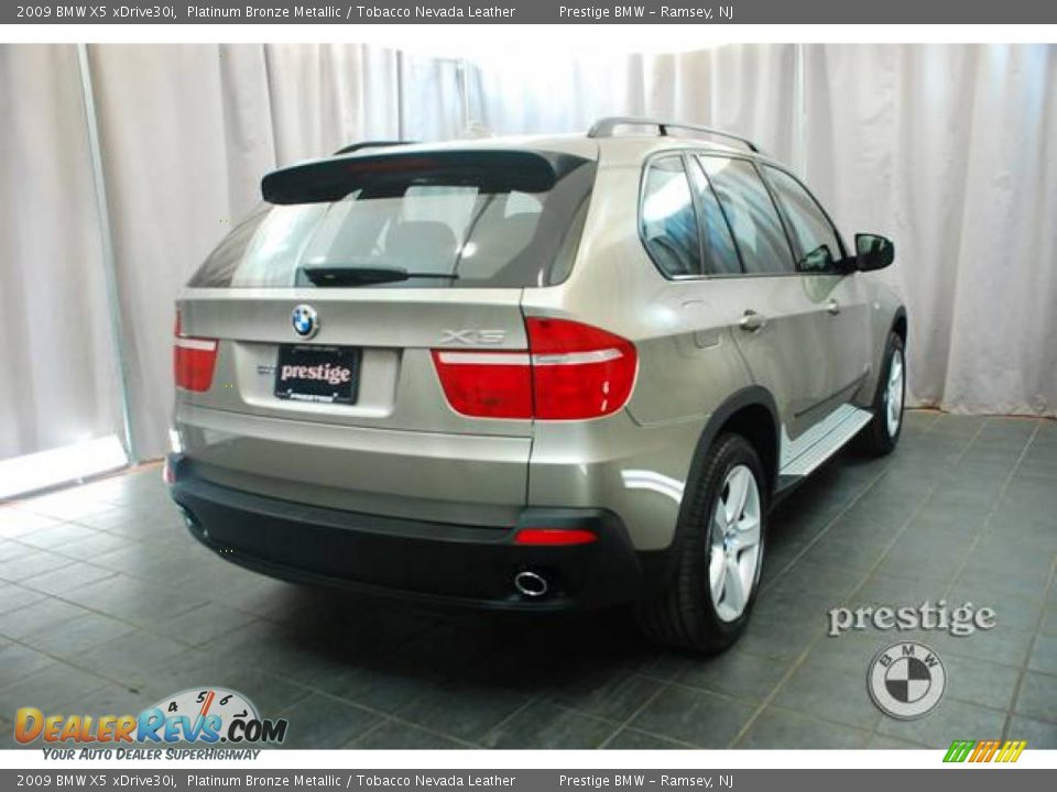2009 BMW X5 xDrive30i Platinum Bronze Metallic / Tobacco Nevada Leather Photo #4