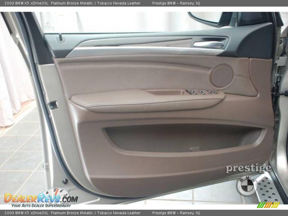 2009 BMW X5 xDrive30i Platinum Bronze Metallic / Tobacco Nevada Leather Photo #12