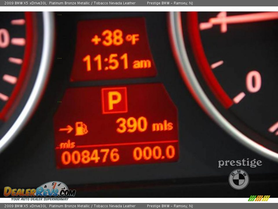 2009 BMW X5 xDrive30i Platinum Bronze Metallic / Tobacco Nevada Leather Photo #14
