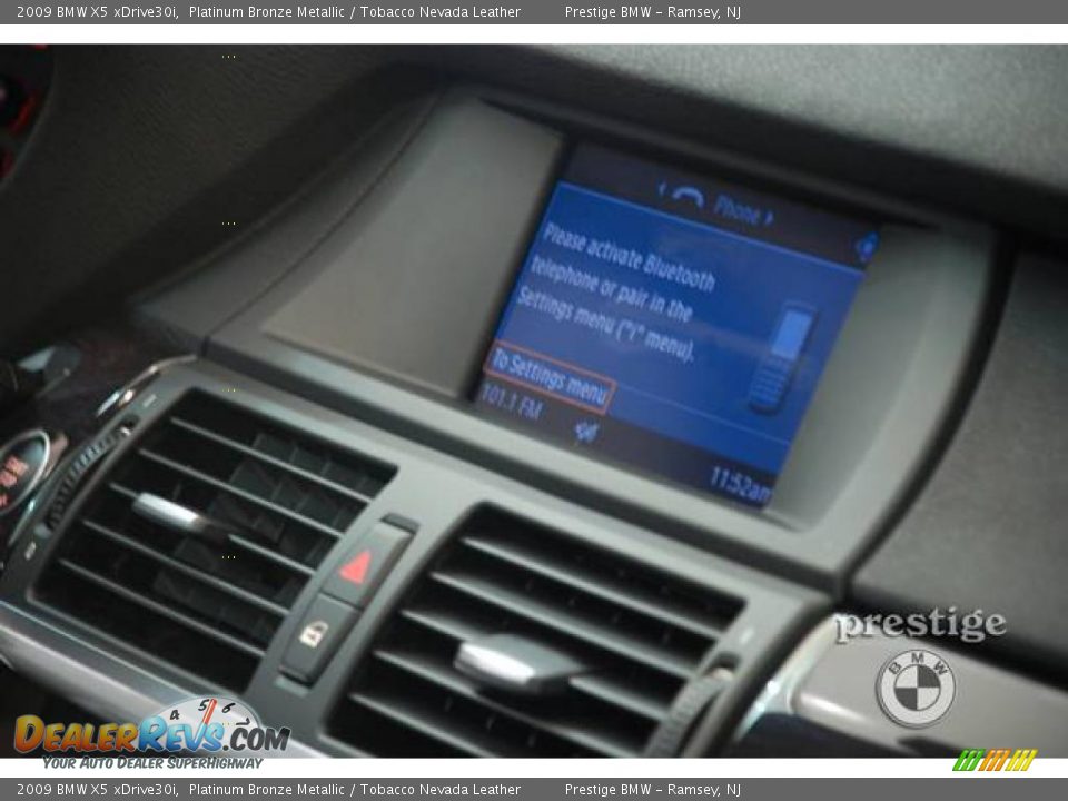 2009 BMW X5 xDrive30i Platinum Bronze Metallic / Tobacco Nevada Leather Photo #16
