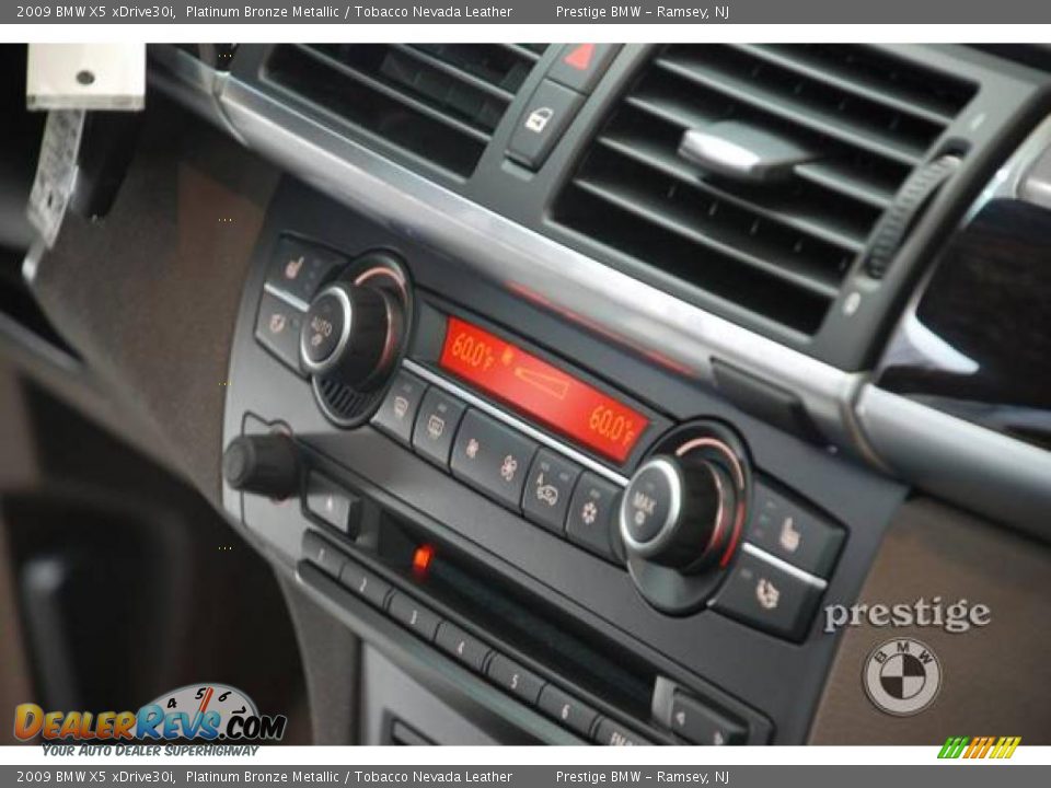 2009 BMW X5 xDrive30i Platinum Bronze Metallic / Tobacco Nevada Leather Photo #17