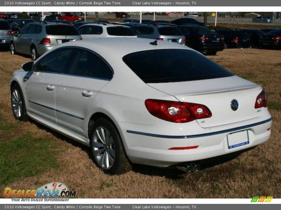 2010 Volkswagen CC Sport Candy White / Cornsilk Beige Two Tone Photo #2