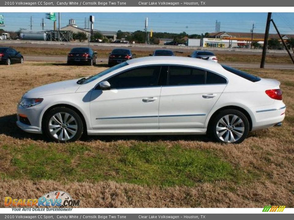 2010 Volkswagen CC Sport Candy White / Cornsilk Beige Two Tone Photo #4