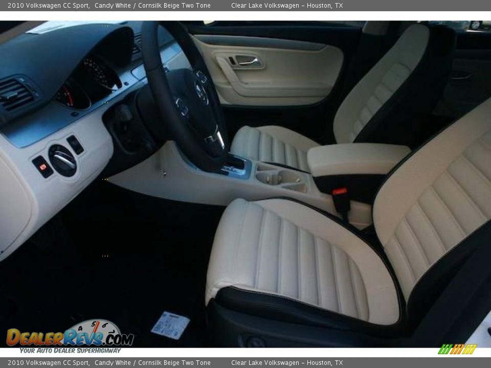 2010 Volkswagen CC Sport Candy White / Cornsilk Beige Two Tone Photo #5