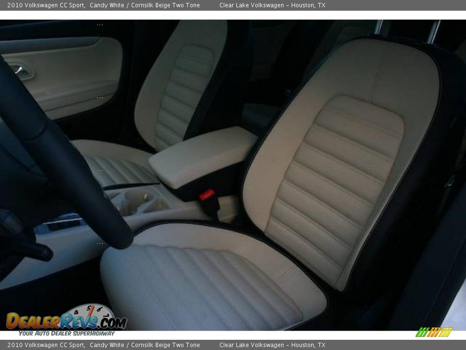 2010 Volkswagen CC Sport Candy White / Cornsilk Beige Two Tone Photo #7