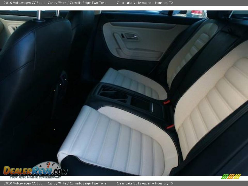 2010 Volkswagen CC Sport Candy White / Cornsilk Beige Two Tone Photo #8