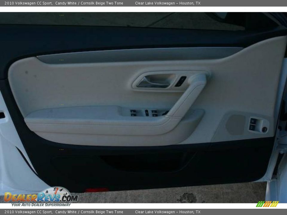 2010 Volkswagen CC Sport Candy White / Cornsilk Beige Two Tone Photo #10