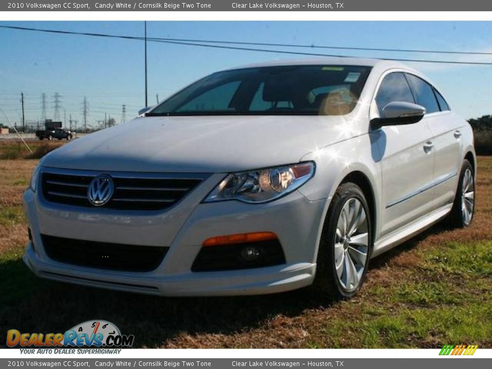 2010 Volkswagen CC Sport Candy White / Cornsilk Beige Two Tone Photo #11