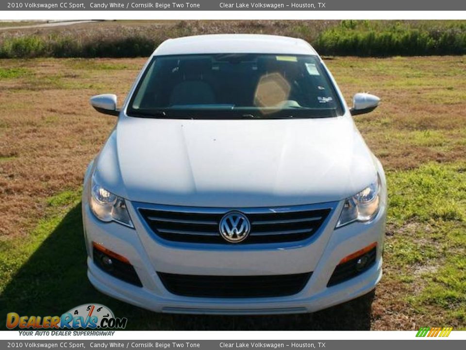 2010 Volkswagen CC Sport Candy White / Cornsilk Beige Two Tone Photo #13
