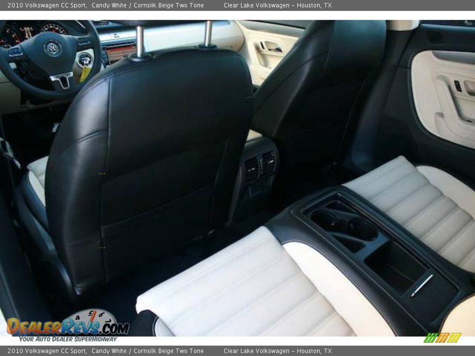 2010 Volkswagen CC Sport Candy White / Cornsilk Beige Two Tone Photo #15