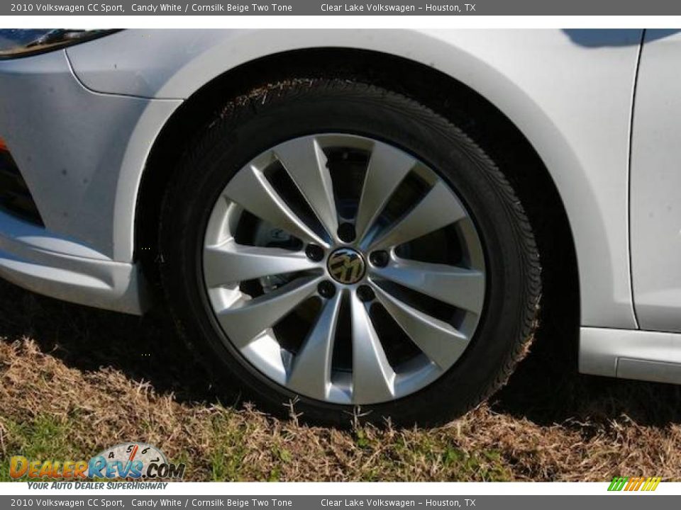 2010 Volkswagen CC Sport Candy White / Cornsilk Beige Two Tone Photo #16