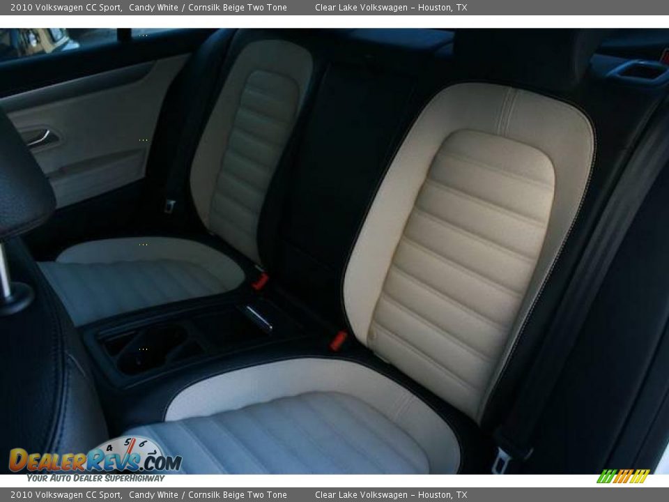 2010 Volkswagen CC Sport Candy White / Cornsilk Beige Two Tone Photo #18