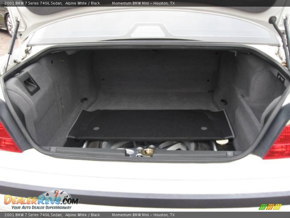 2001 BMW 7 Series 740iL Sedan Alpine White / Black Photo #11
