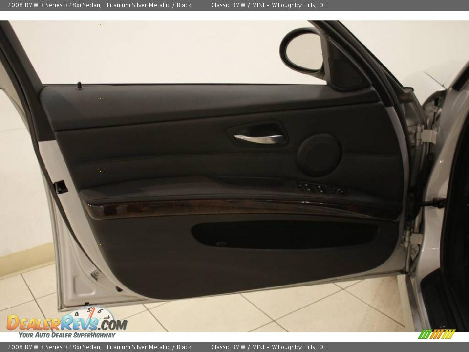 2008 BMW 3 Series 328xi Sedan Titanium Silver Metallic / Black Photo #8