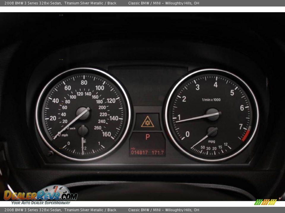 2008 BMW 3 Series 328xi Sedan Titanium Silver Metallic / Black Photo #12