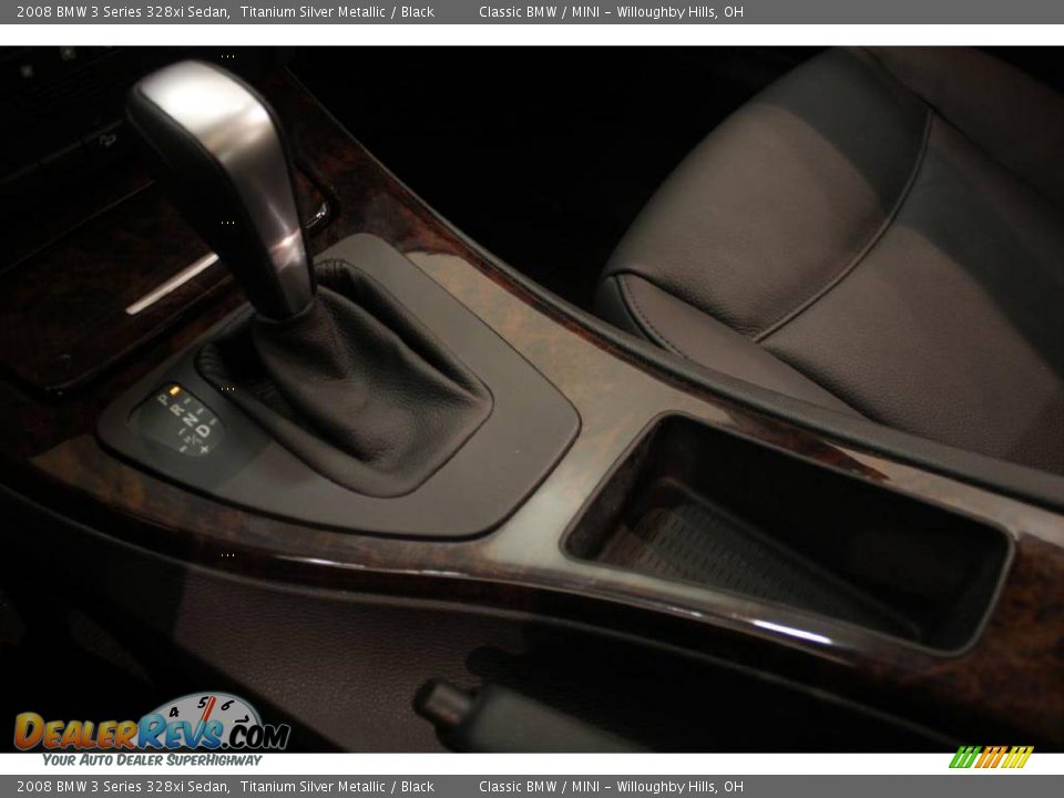 2008 BMW 3 Series 328xi Sedan Titanium Silver Metallic / Black Photo #14