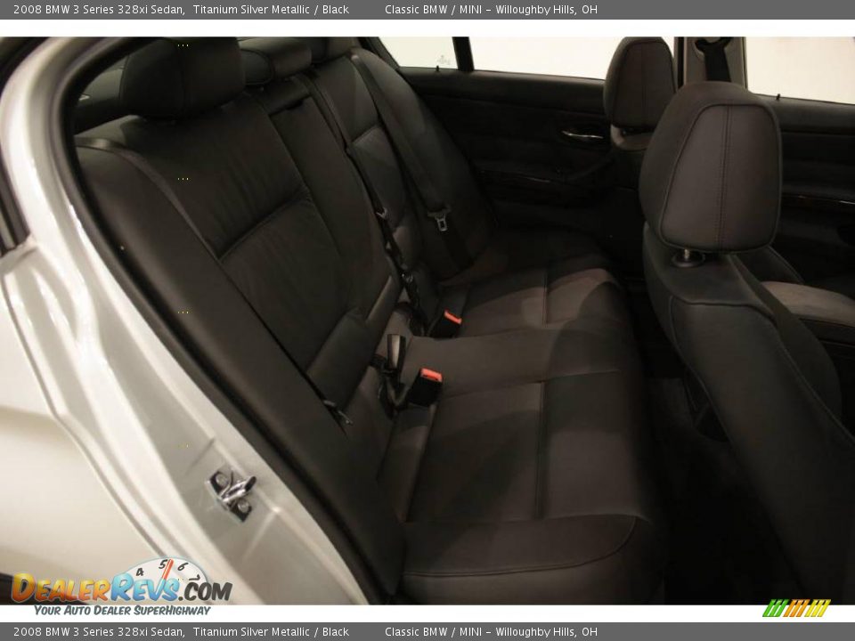 2008 BMW 3 Series 328xi Sedan Titanium Silver Metallic / Black Photo #16