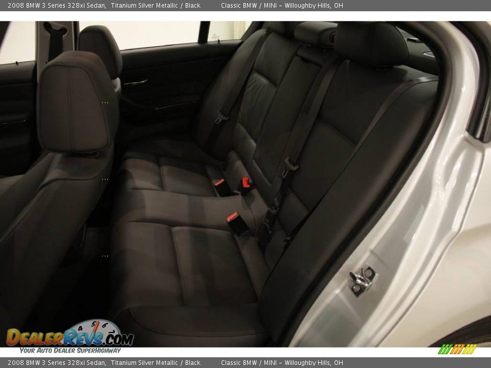 2008 BMW 3 Series 328xi Sedan Titanium Silver Metallic / Black Photo #17