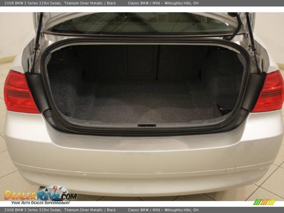2008 BMW 3 Series 328xi Sedan Titanium Silver Metallic / Black Photo #18