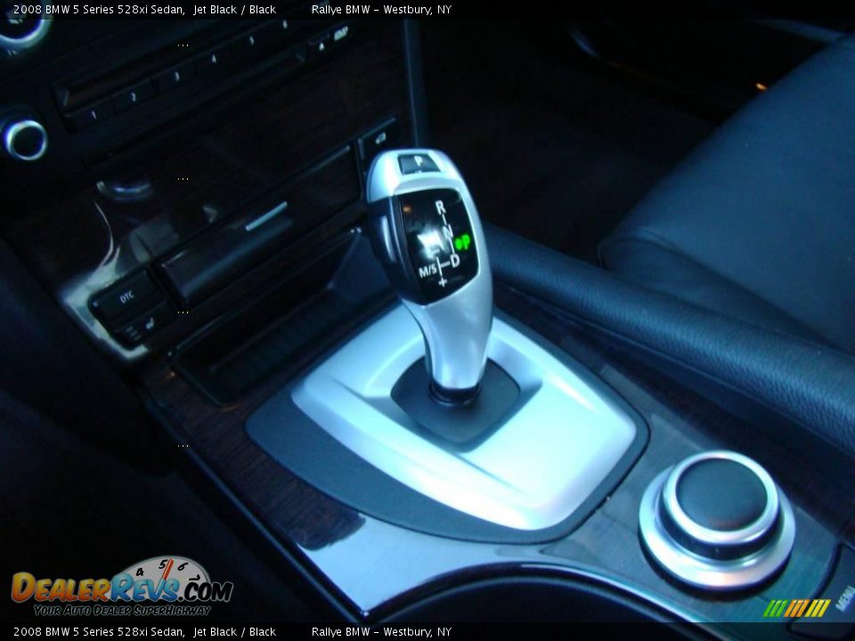 2008 BMW 5 Series 528xi Sedan Jet Black / Black Photo #14