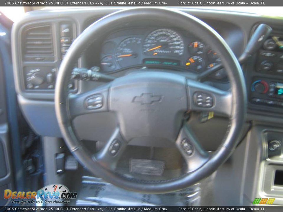 2006 Chevrolet Silverado 2500HD LT Extended Cab 4x4 Blue Granite Metallic / Medium Gray Photo #21