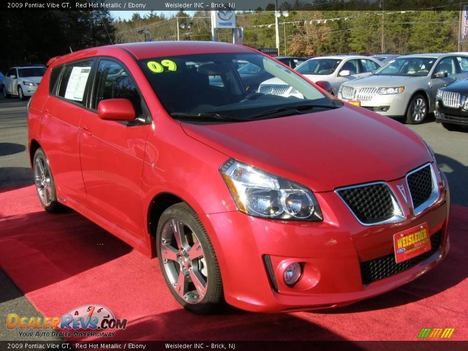 2009 Pontiac Vibe GT Red Hot Metallic / Ebony Photo #3