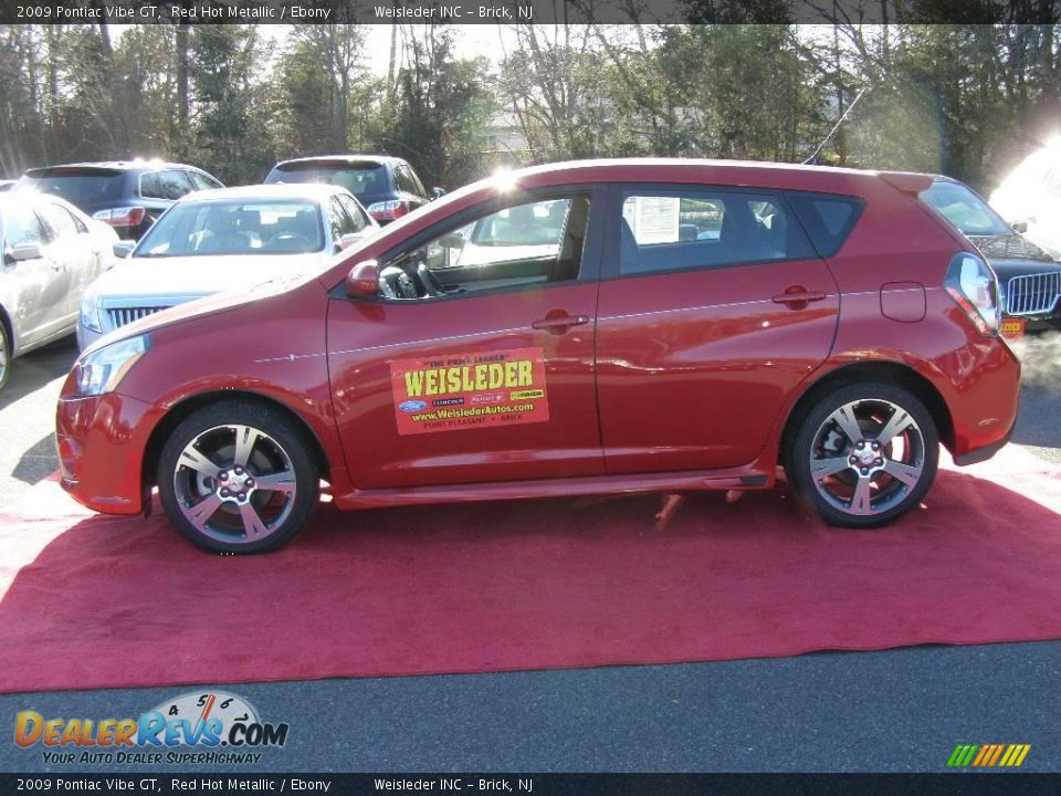 2009 Pontiac Vibe GT Red Hot Metallic / Ebony Photo #4