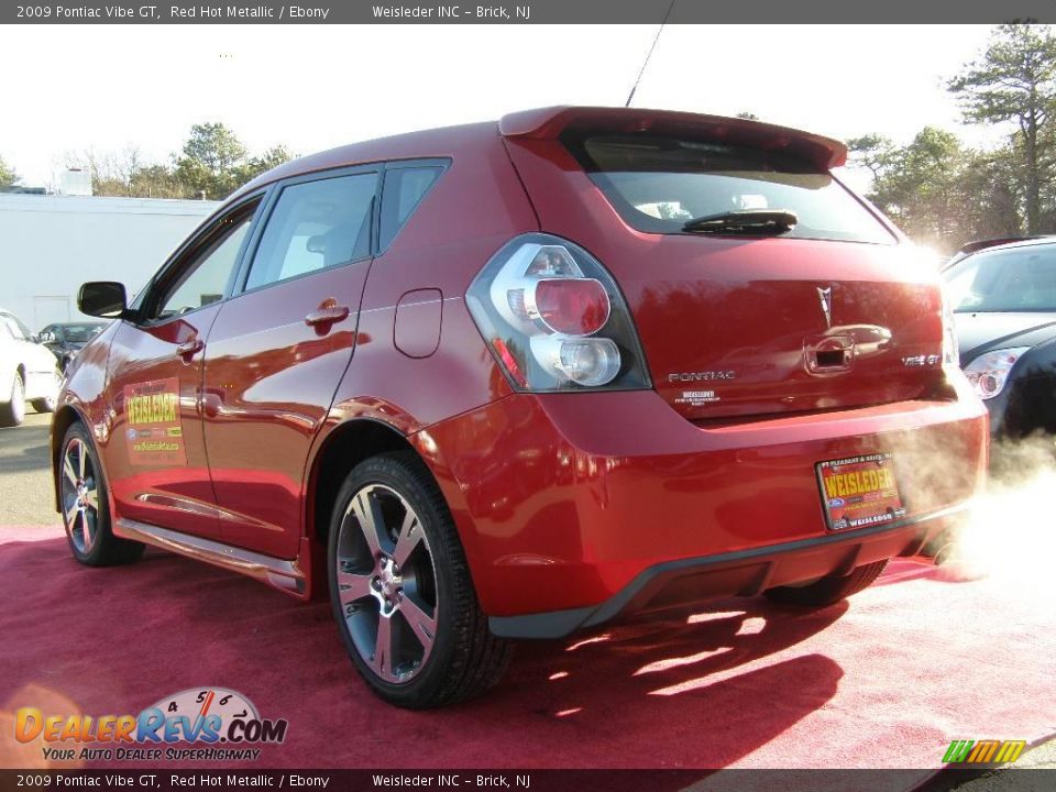 2009 Pontiac Vibe GT Red Hot Metallic / Ebony Photo #5