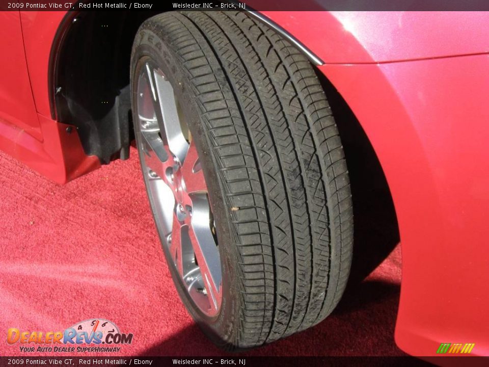 2009 Pontiac Vibe GT Red Hot Metallic / Ebony Photo #8