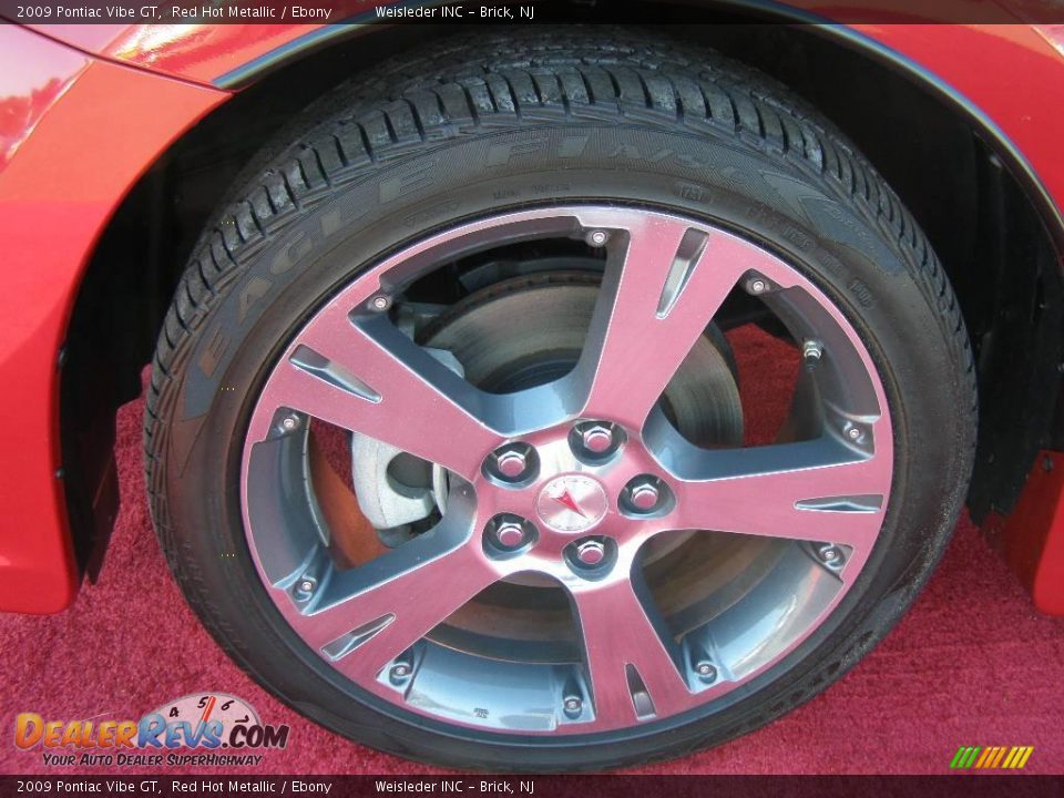 2009 Pontiac Vibe GT Red Hot Metallic / Ebony Photo #9