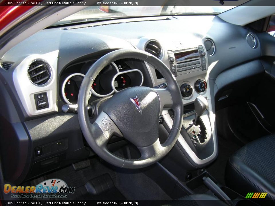 2009 Pontiac Vibe GT Red Hot Metallic / Ebony Photo #10