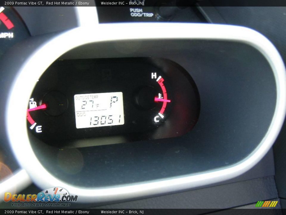 2009 Pontiac Vibe GT Red Hot Metallic / Ebony Photo #25