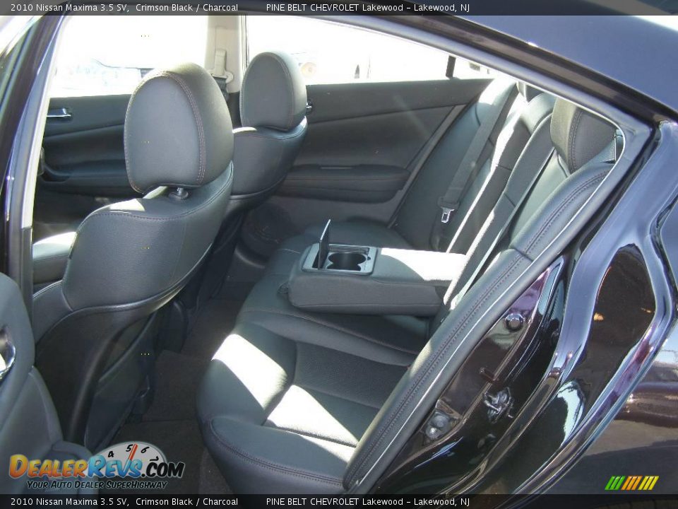 2010 Nissan Maxima 3.5 SV Crimson Black / Charcoal Photo #6