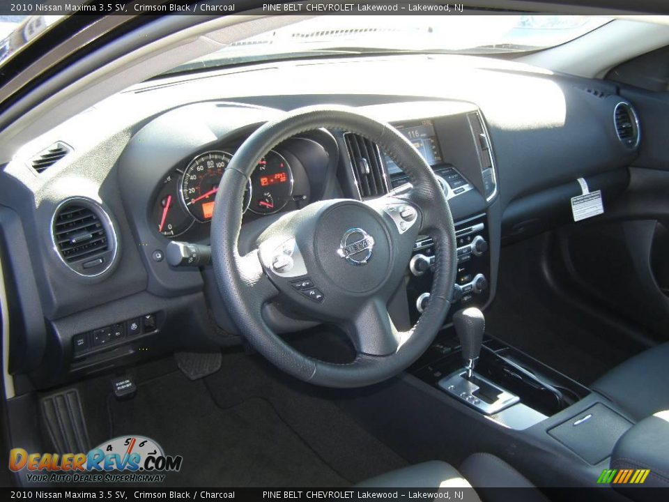 2010 Nissan Maxima 3.5 SV Crimson Black / Charcoal Photo #7