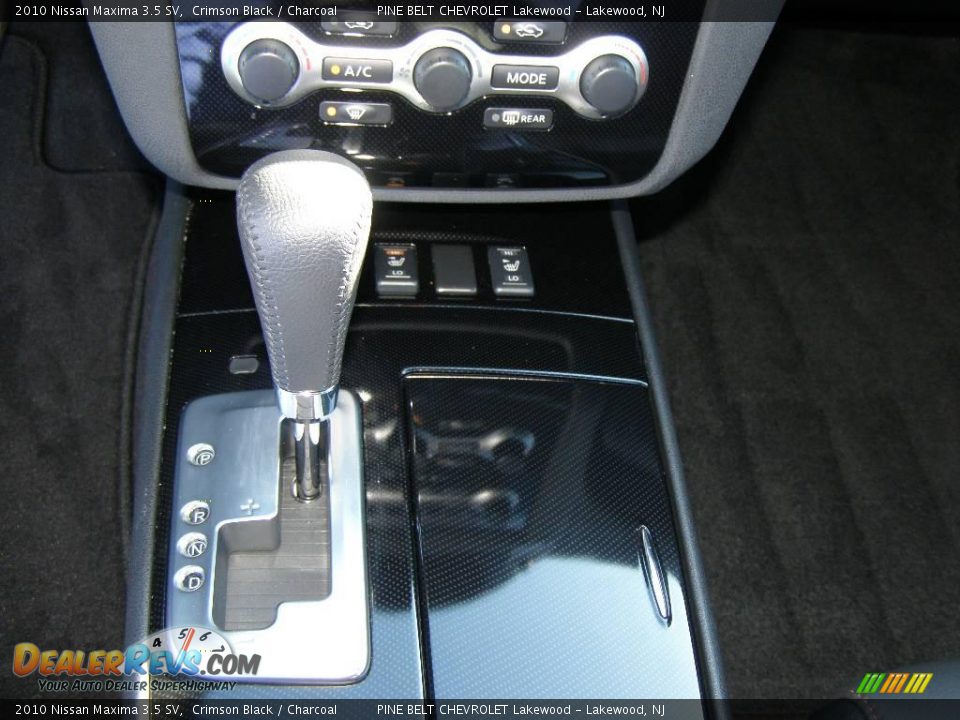 2010 Nissan Maxima 3.5 SV Crimson Black / Charcoal Photo #11