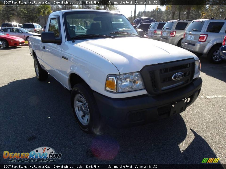2007 Ford Ranger XL Regular Cab Oxford White / Medium Dark Flint Photo #1