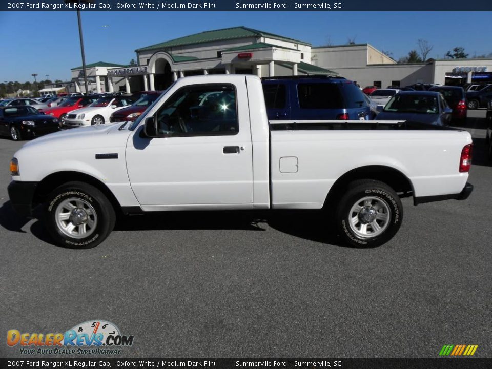 2007 Ford Ranger XL Regular Cab Oxford White / Medium Dark Flint Photo #2