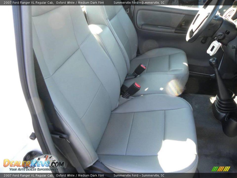 2007 Ford Ranger XL Regular Cab Oxford White / Medium Dark Flint Photo #6