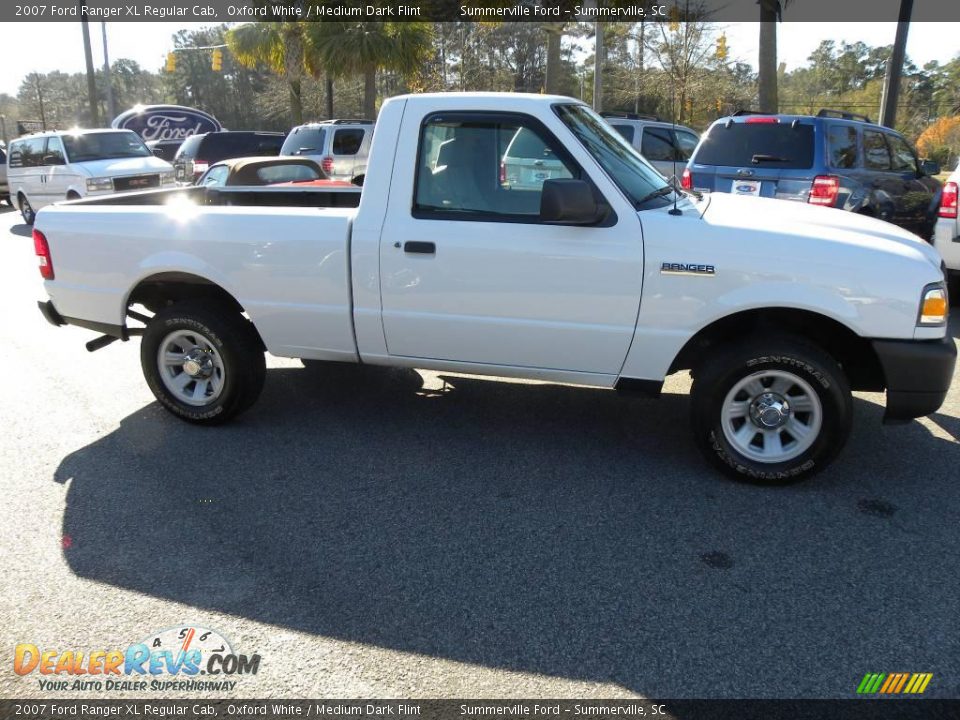 2007 Ford Ranger XL Regular Cab Oxford White / Medium Dark Flint Photo #8