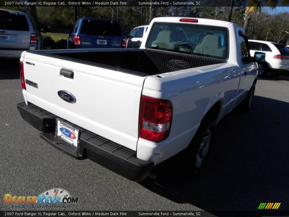 2007 Ford Ranger XL Regular Cab Oxford White / Medium Dark Flint Photo #9