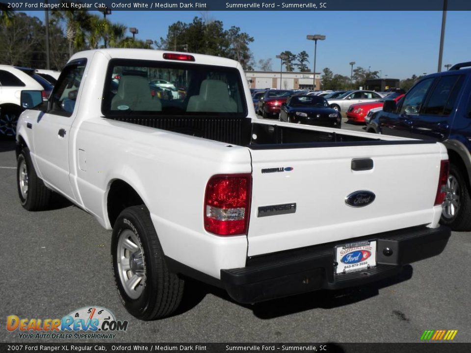 2007 Ford Ranger XL Regular Cab Oxford White / Medium Dark Flint Photo #11