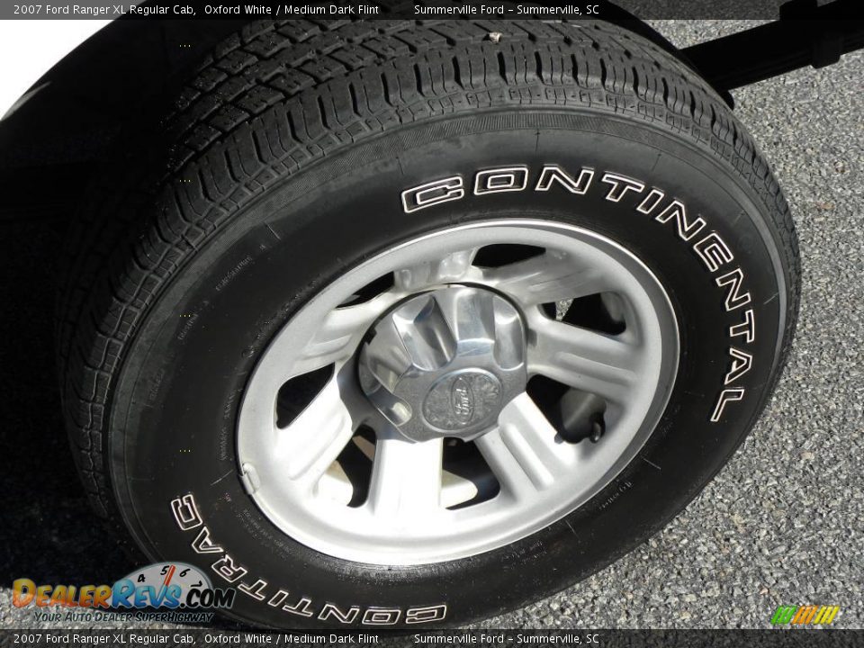 2007 Ford Ranger XL Regular Cab Oxford White / Medium Dark Flint Photo #12