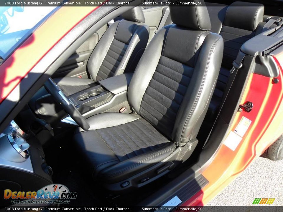 2008 Ford Mustang GT Premium Convertible Torch Red / Dark Charcoal Photo #4