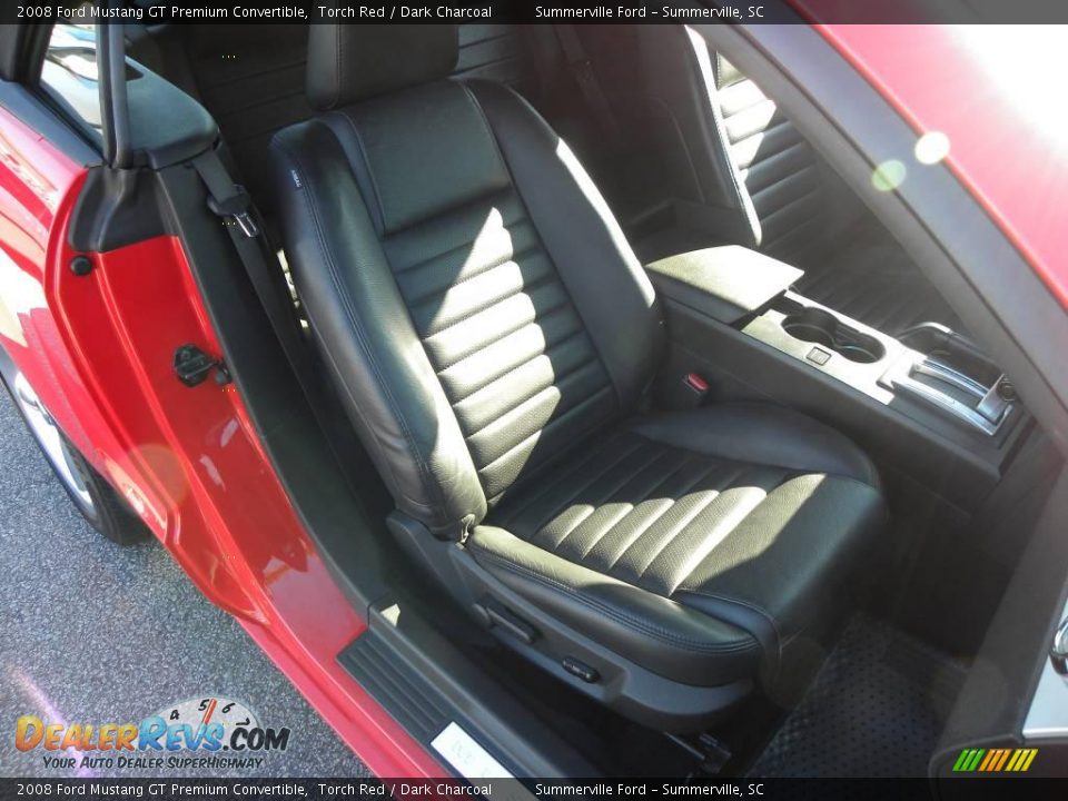 2008 Ford Mustang GT Premium Convertible Torch Red / Dark Charcoal Photo #6