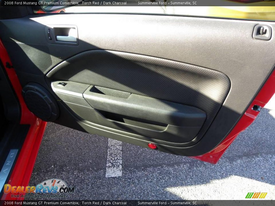2008 Ford Mustang GT Premium Convertible Torch Red / Dark Charcoal Photo #7