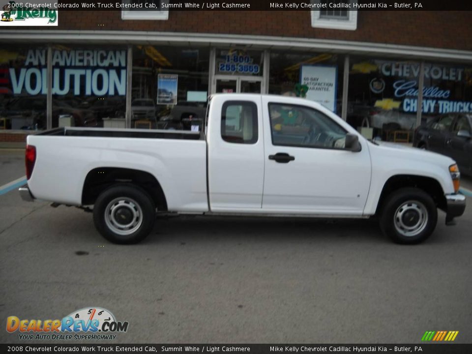 2008 Chevrolet Colorado Work Truck Extended Cab Summit White / Light Cashmere Photo #2