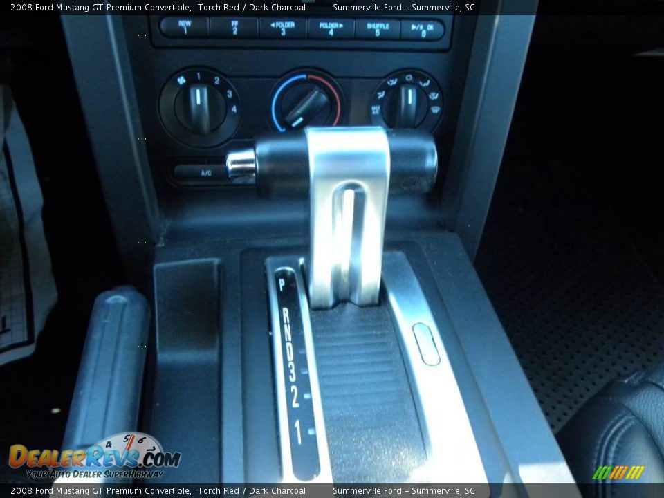 2008 Ford Mustang GT Premium Convertible Torch Red / Dark Charcoal Photo #15