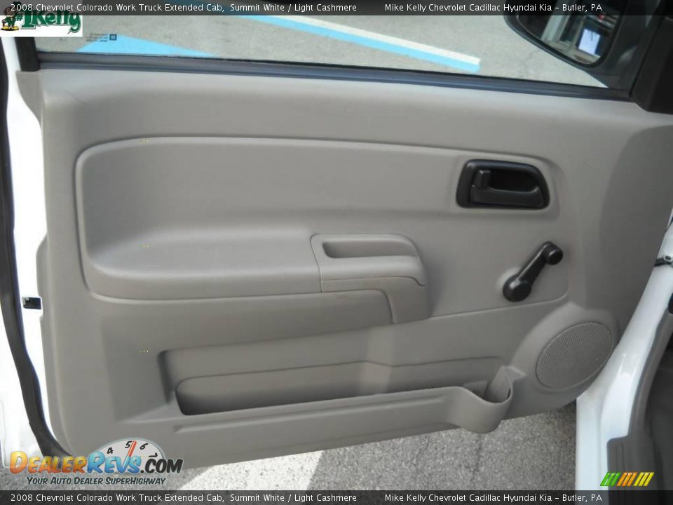 2008 Chevrolet Colorado Work Truck Extended Cab Summit White / Light Cashmere Photo #7