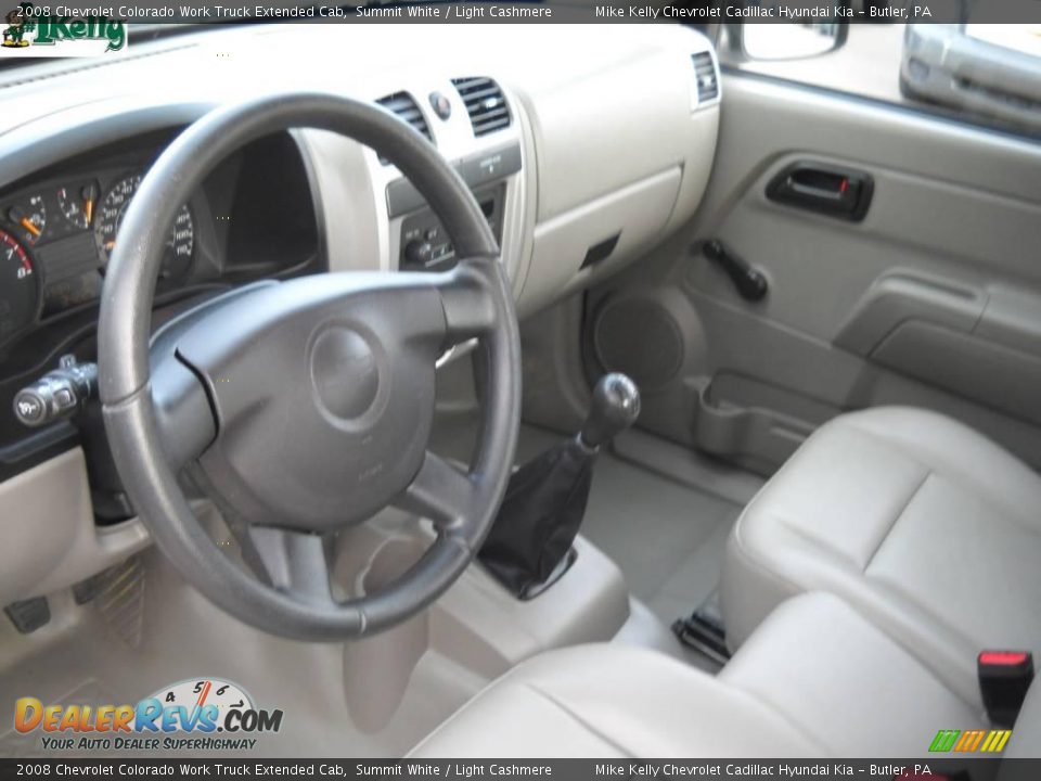 2008 Chevrolet Colorado Work Truck Extended Cab Summit White / Light Cashmere Photo #8